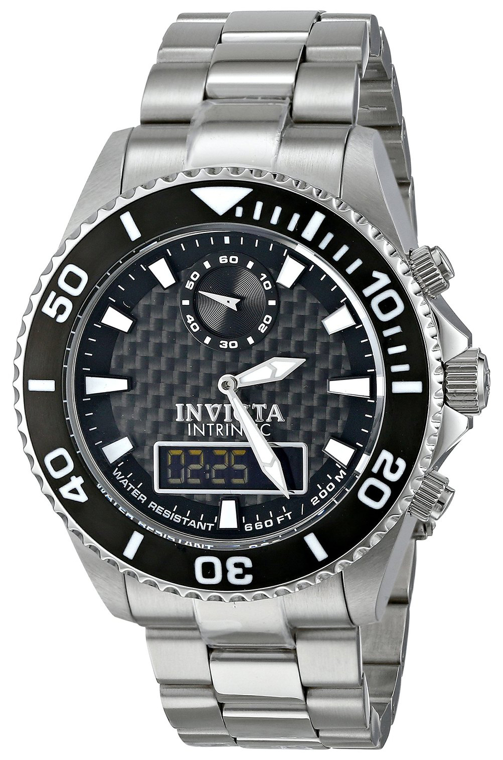 Invicta Pro Diver Herreklokke 13722 Sort/Stål Ø47 mm - Invicta