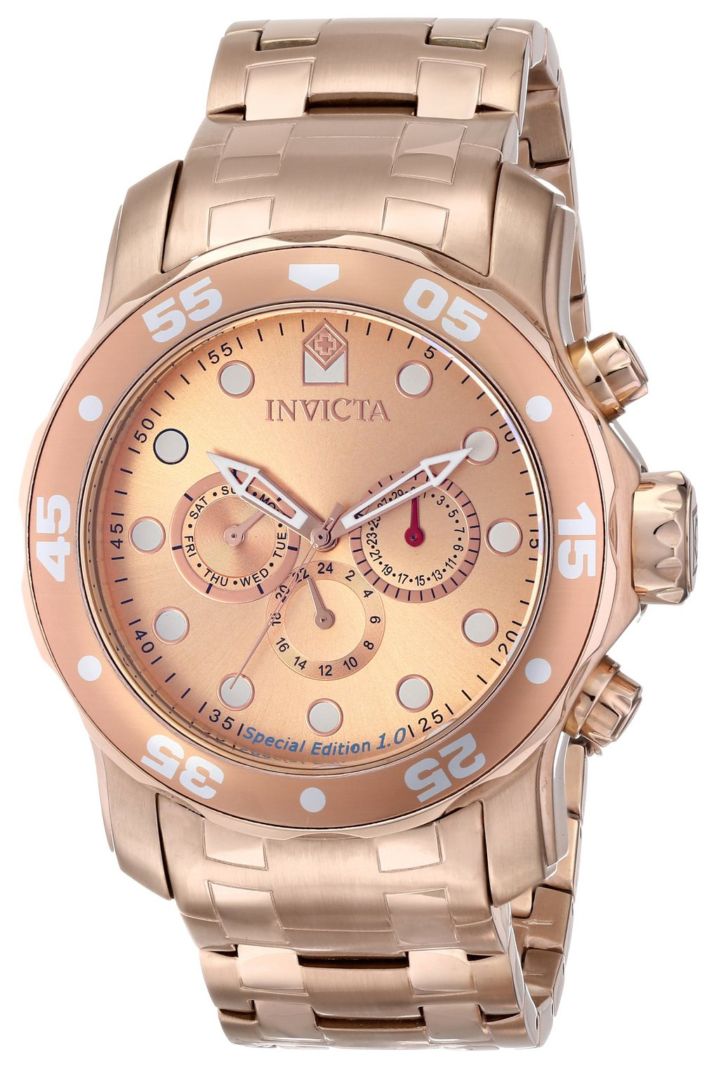 Invicta Pro Diver Herreklokke 15047 Rosegullfarget/Rose-gulltonet - Invicta