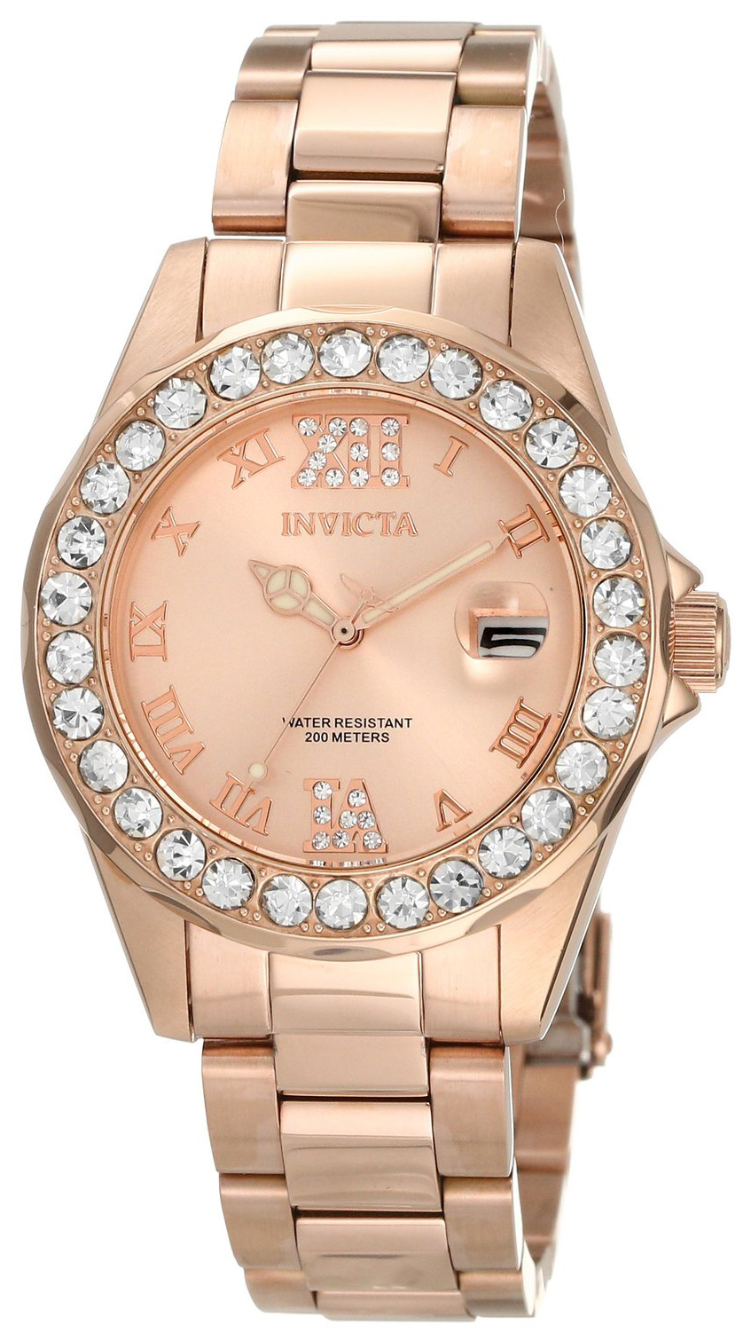 Invicta Pro Diver Dameklokke 15253 Rosegullfarget/Rose-gulltonet - Invicta