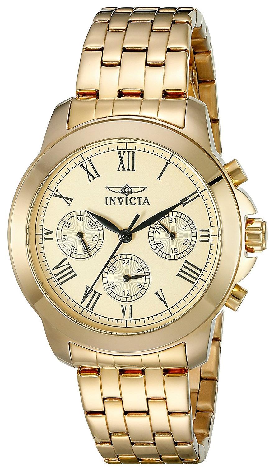 Invicta Specialty Dameklokke 21654 Gulltonet/Gulltonet stål Ø36 mm - Invicta