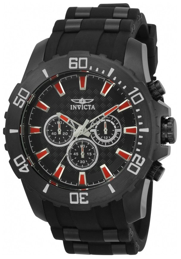 Invicta Pro Diver Herreklokke 22560 Sort/Stål Ø50 mm - Invicta