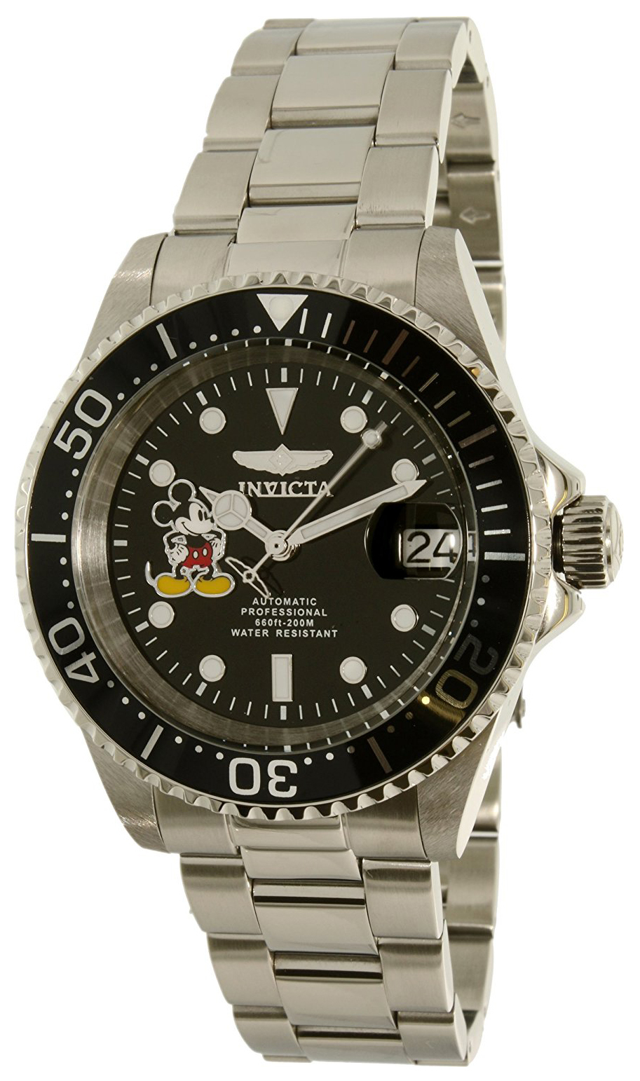 Invicta 99999 Herreklokke 22777 Sort/Stål Ø40 mm - Invicta