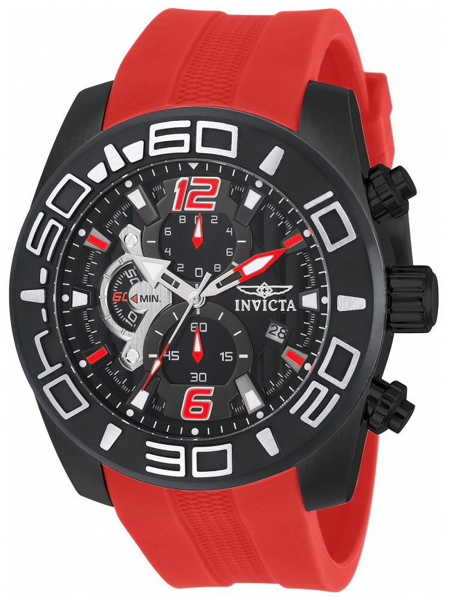 Invicta Pro Diver Herreklokke 22810 Sort/Gummi Ø50 mm - Invicta