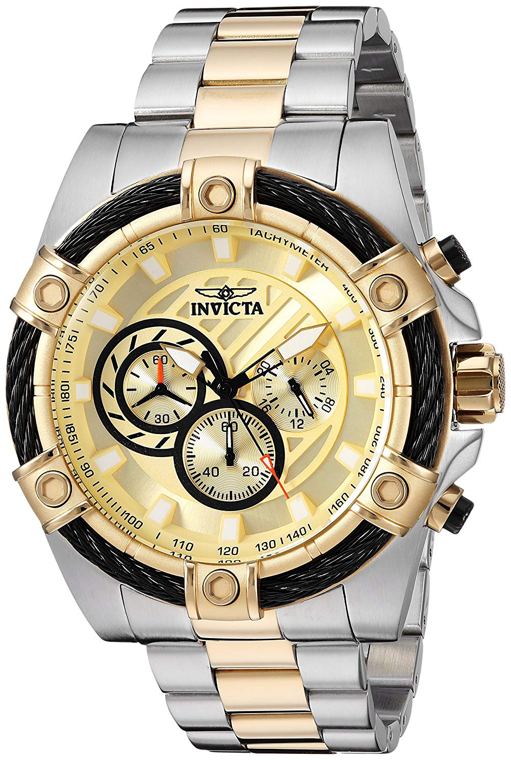 Invicta Herreklokke 25518 Bolt Gull/Gulltonet stål Ø52 mm