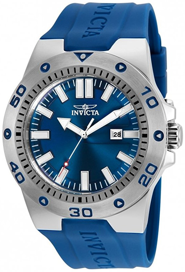 Invicta Pro Diver Herreklokke 25762 Blå/Gummi Ø48 mm - Invicta