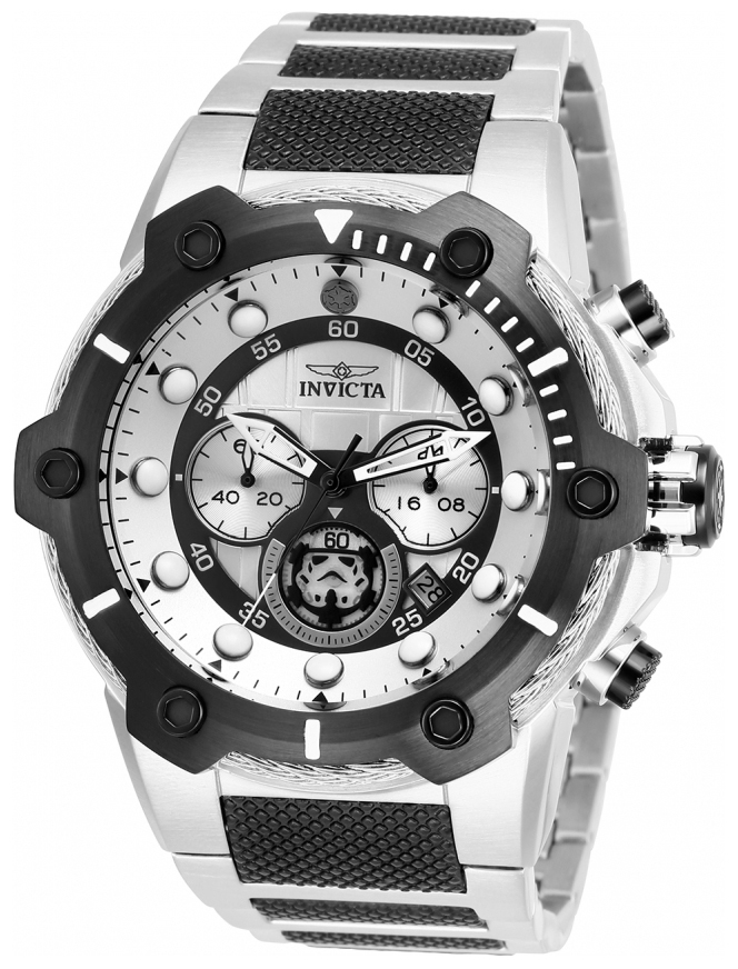 Invicta 99999 Herreklokke 26208 Sølvfarget/Stål Ø51.5 mm - Invicta