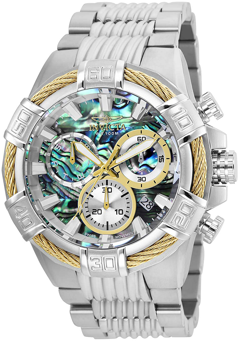 Invicta Herreklokke 26539 Flerfarget/Stål Ø51 mm