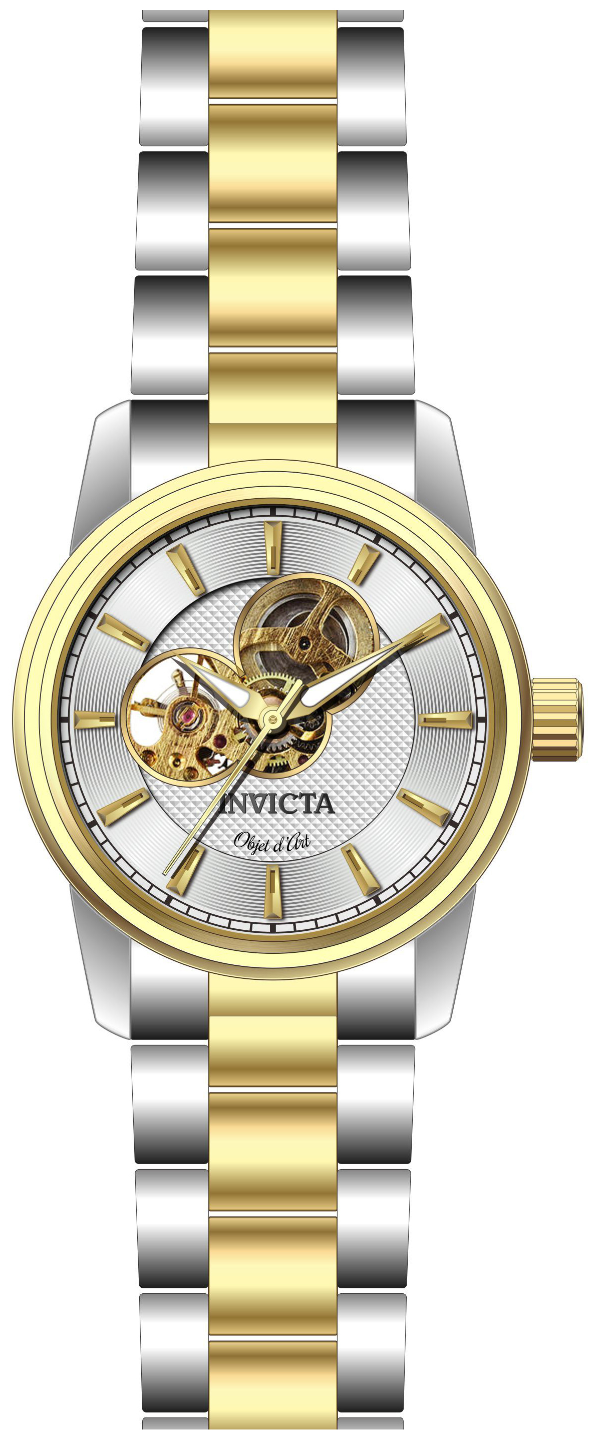 Invicta 99999 Herreklokke 27561 Sølvfarget/Gulltonet stål Ø44 mm - Invicta