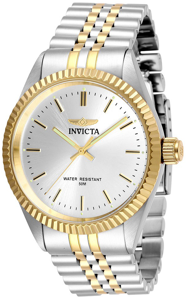 Invicta Specialty Herreklokke 29378 Sølvfarget/Gulltonet stål Ø43 - Invicta