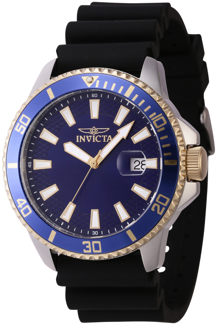 Invicta Herreklokke 46133 Pro Diver Blå/Gummi Ø45 mm