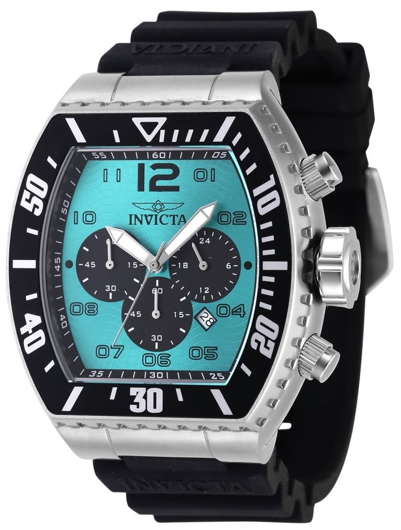 Invicta Herreklokke 47285 Pro Diver Turkis/Gummi Ø51 mm