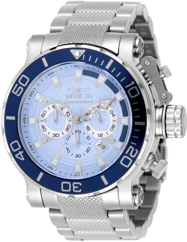 Invicta Herreklokke 50226 Coalition Forces Blå/Stål Ø52 mm