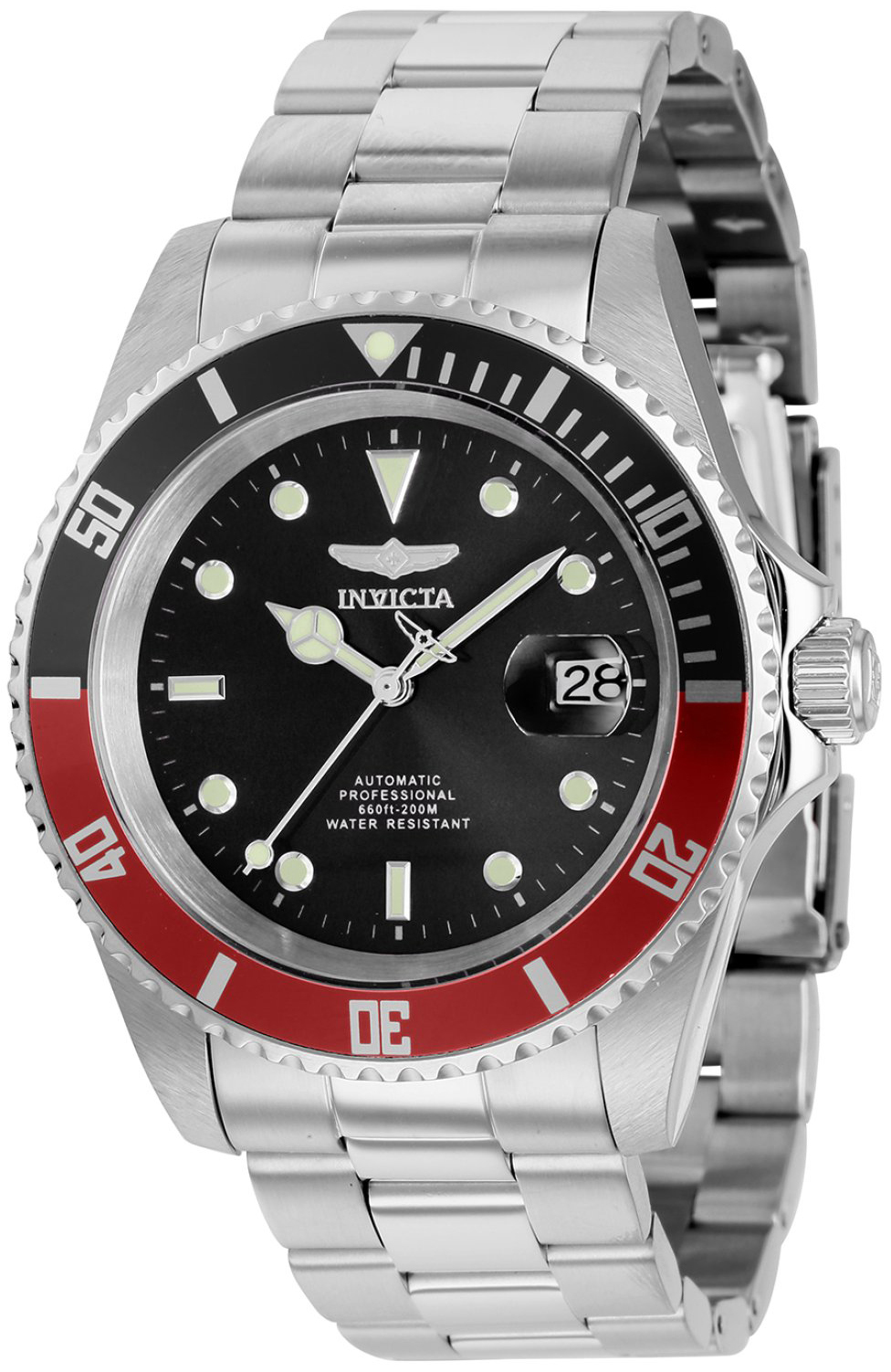 Invicta Herreklokke 9403OBXL Pro Diver Sort/Stål Ø43 mm