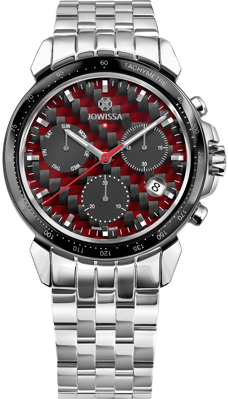 Jowissa Herreklokke J7.120.L LeWy Grå/Stål Ø42 mm