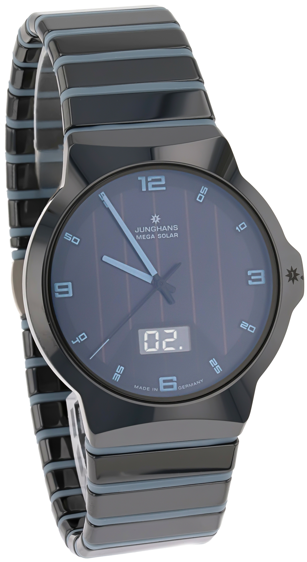 Junghans Herreklokke 18/1400.44 Force Mega Solar Keramik Ø40.4 mm