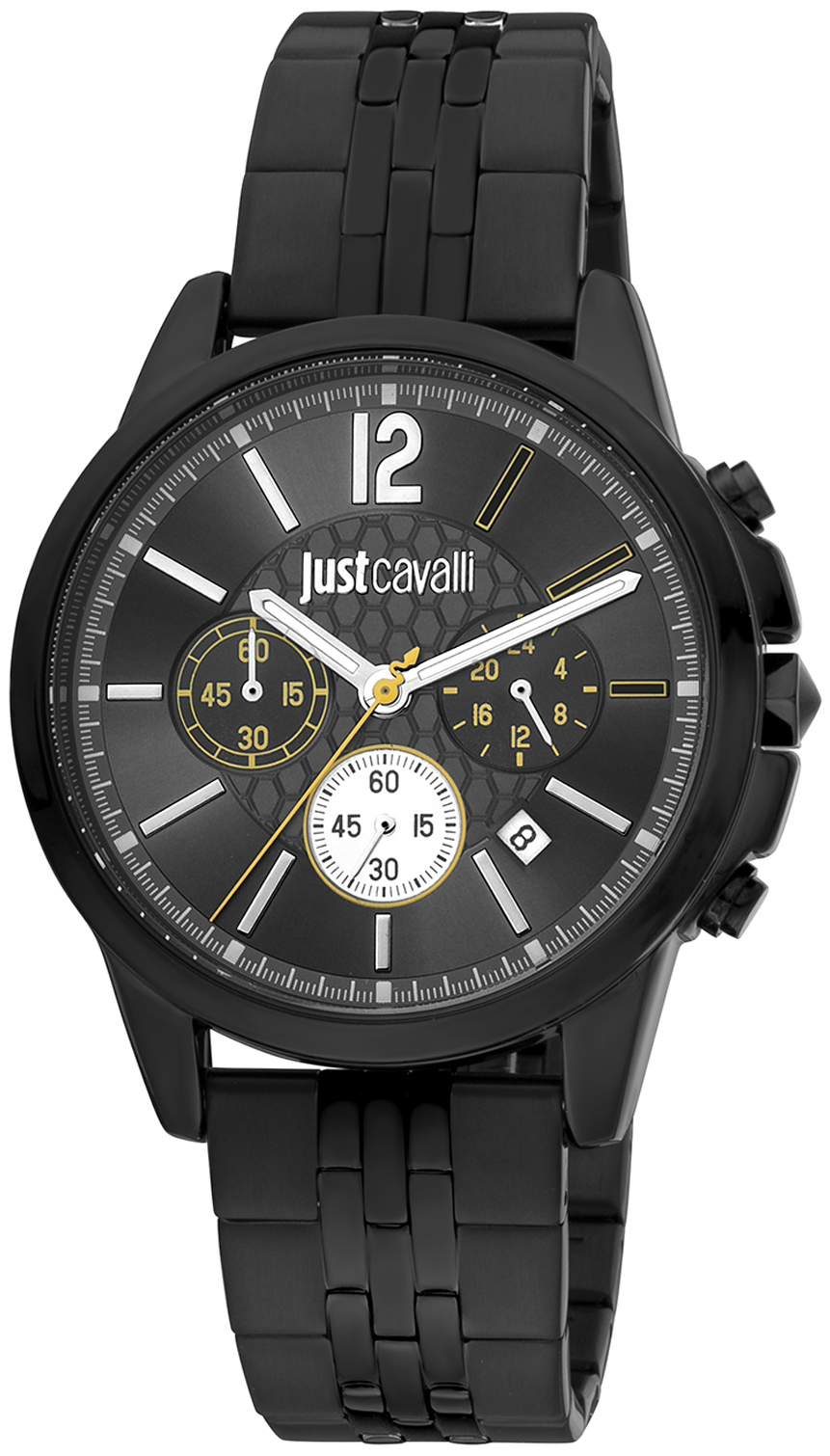 Just Cavalli Herreklokke JC1G175M0285 Classic Sort/Stål Ø42 mm