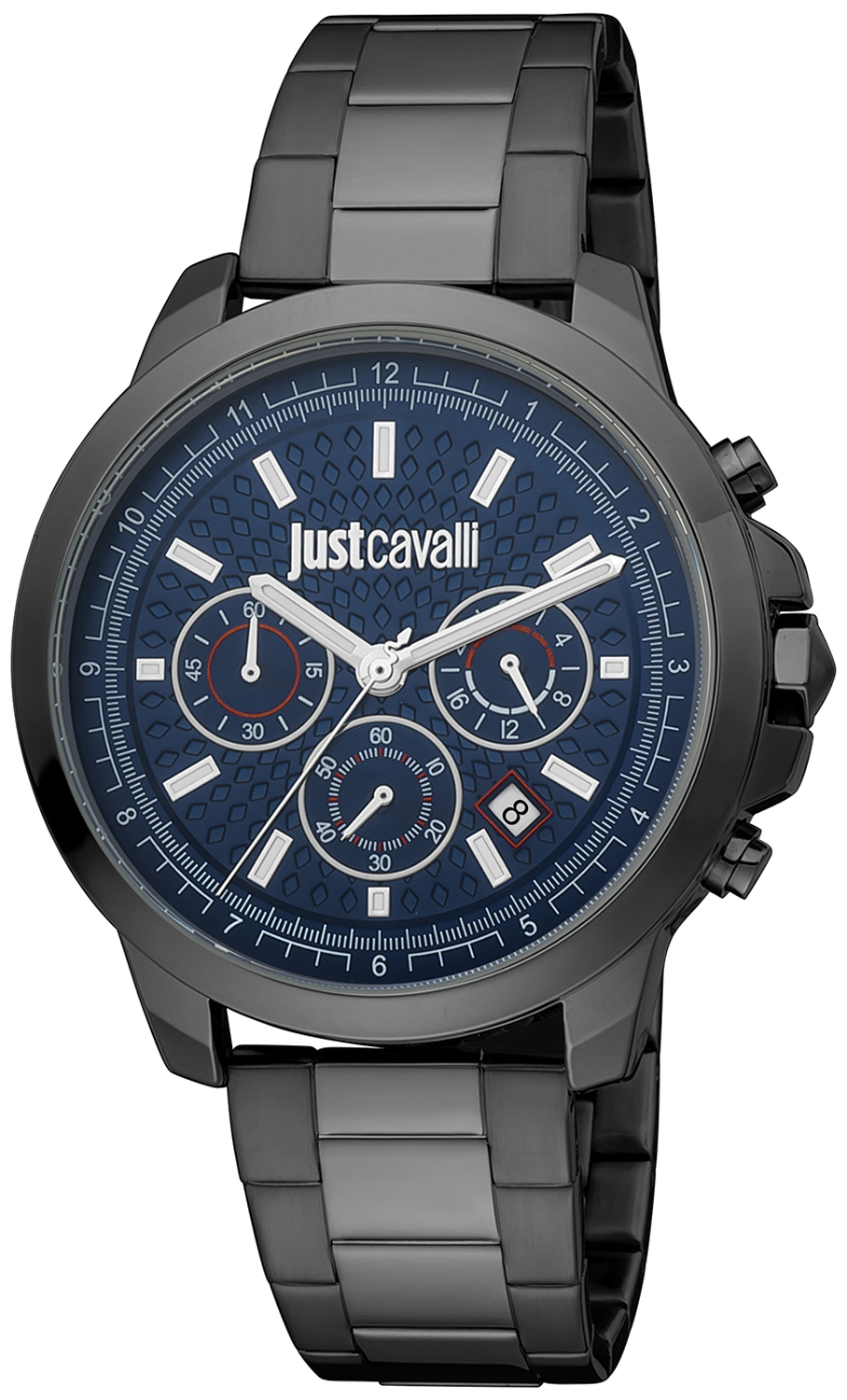 Just Cavalli Herreklokke JC1G178M0075 Classic Blå/Stål Ø43 mm