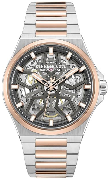 Kenneth Cole Herreklokke KCWGY0065302 Verrazzano Grå/Rose-gulltonet