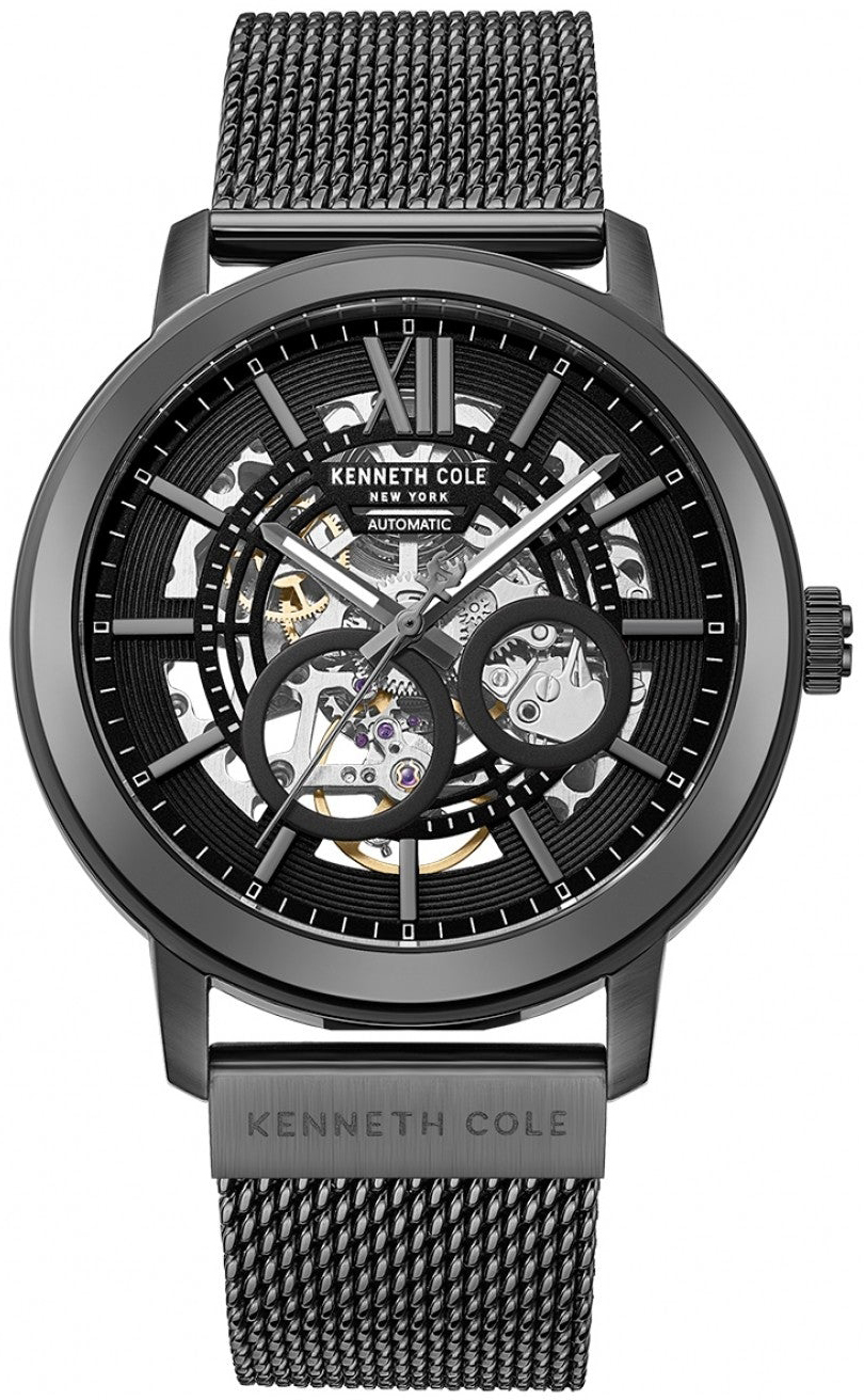 Kenneth Cole Herreklokke KCWGY0081201 Bushwick Sort/Stål Ø44 mm