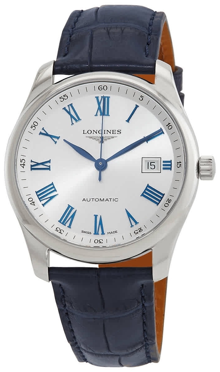 Longines Herreklokke L2.793.4.79.2 Master Sølvfarget/Lær Ø40 mm