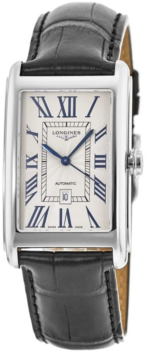 Longines L5.767.4.71.0 Dolcevita Sølvfarget/Lær 47x28.2 mm