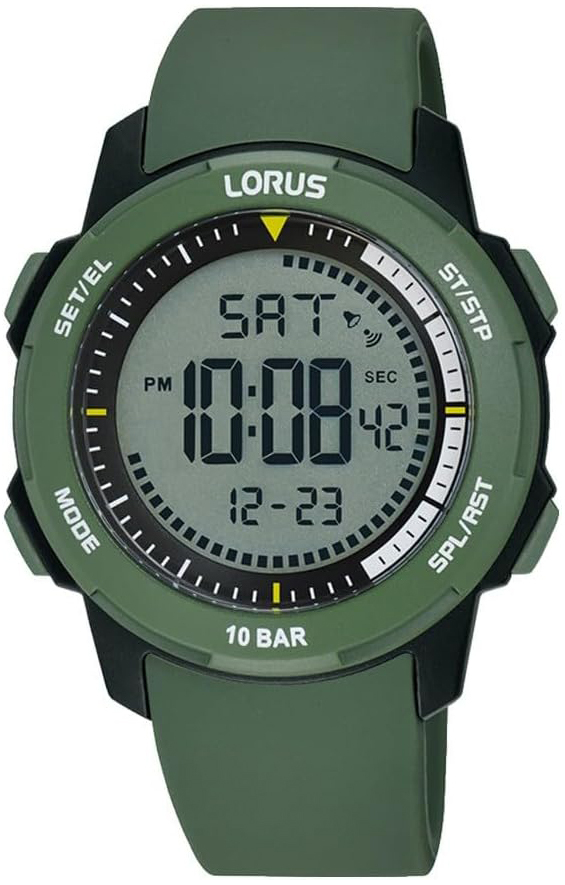 Lorus Herreklokke R2377PX9 Sports LCD/Gummi Ø40 mm