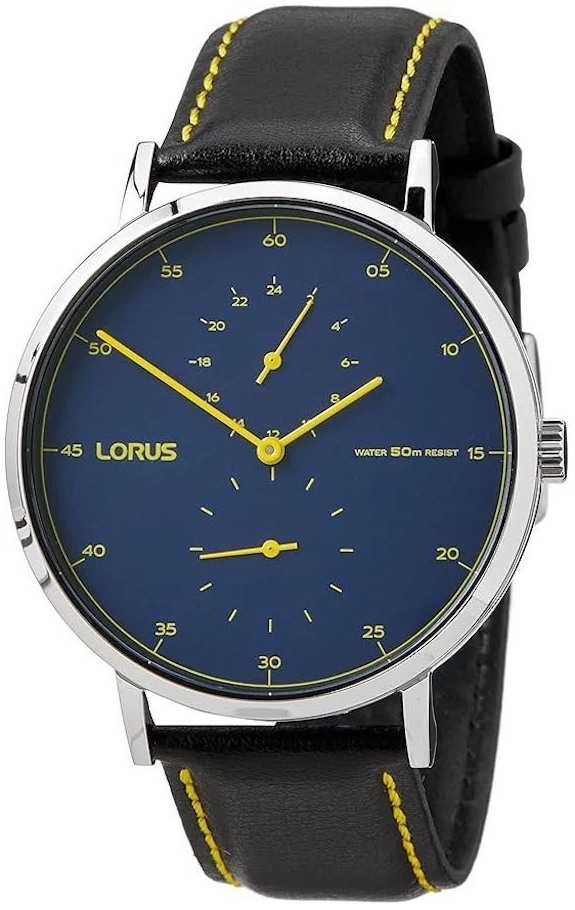 Lorus Herreklokke R3A55AX9 Classic Blå/Lær Ø42 mm