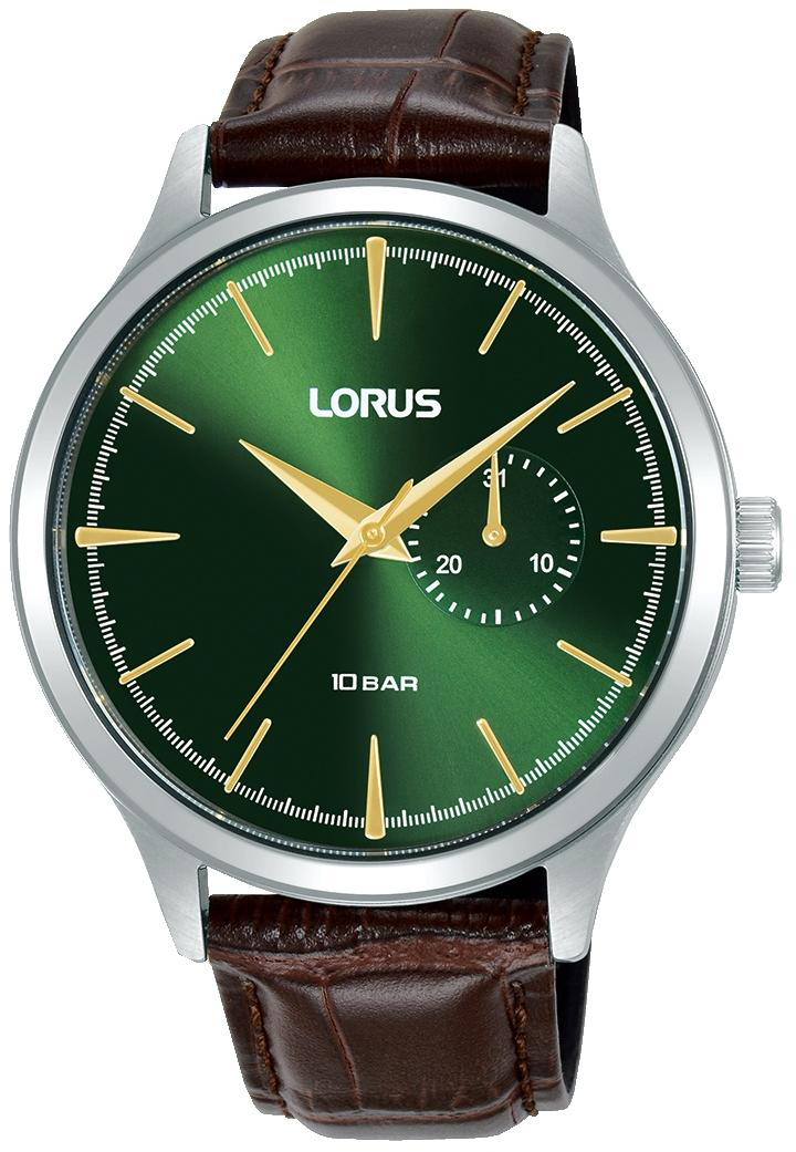 Lorus Herreklokke R5B09AX9 Classic Grønn/Lær Ø42 mm