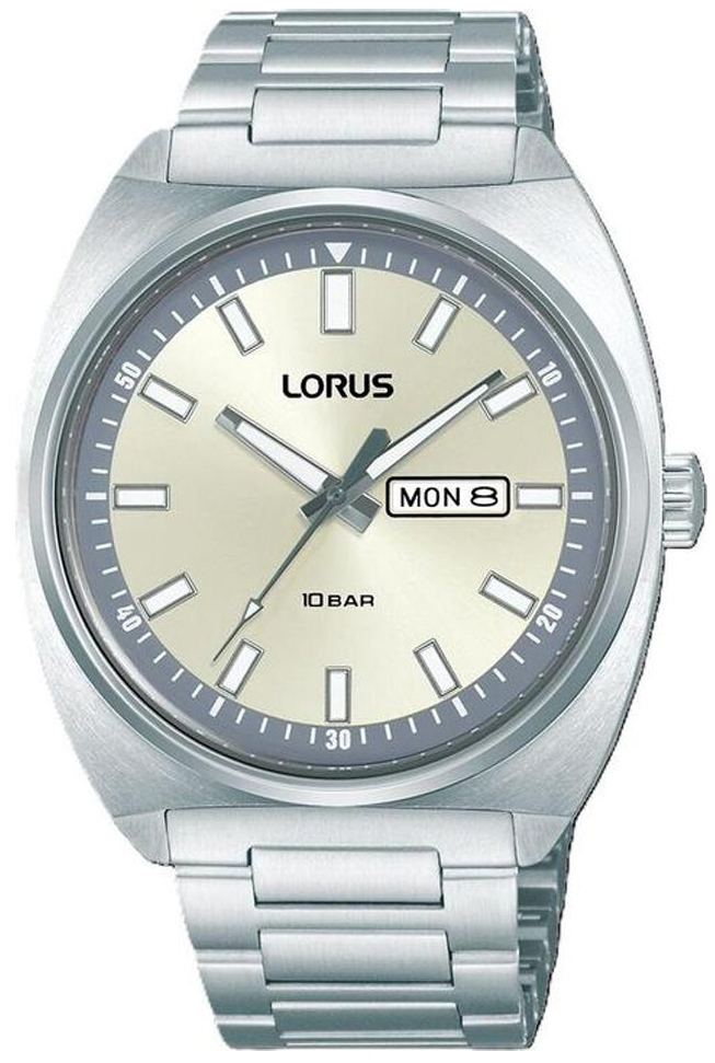 Lorus Herreklokke RH319BX9S Classic Beige/Stål Ø41 mm
