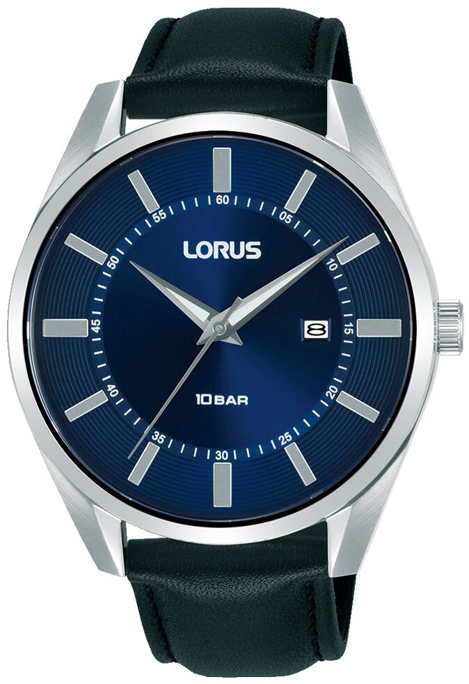Lorus Herreklokke RH915SX9 Classic Blå/Lær Ø39 mm