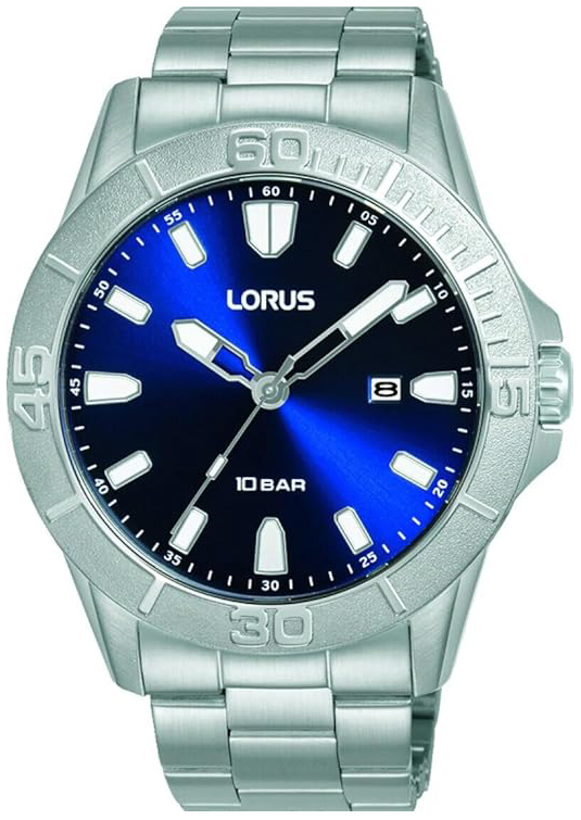 Lorus Herreklokke RH941QX9 Classic Blå/Stål Ø43 mm