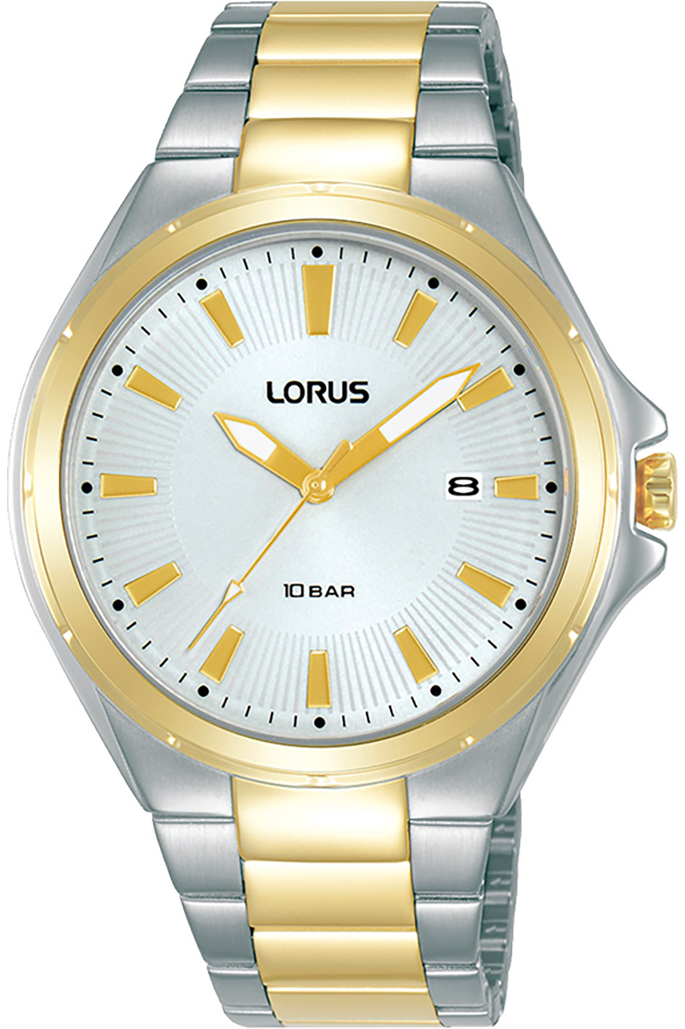 Lorus Herreklokke RH944PX9 Classic Sølvfarget/Gulltonet stål Ø40 mm