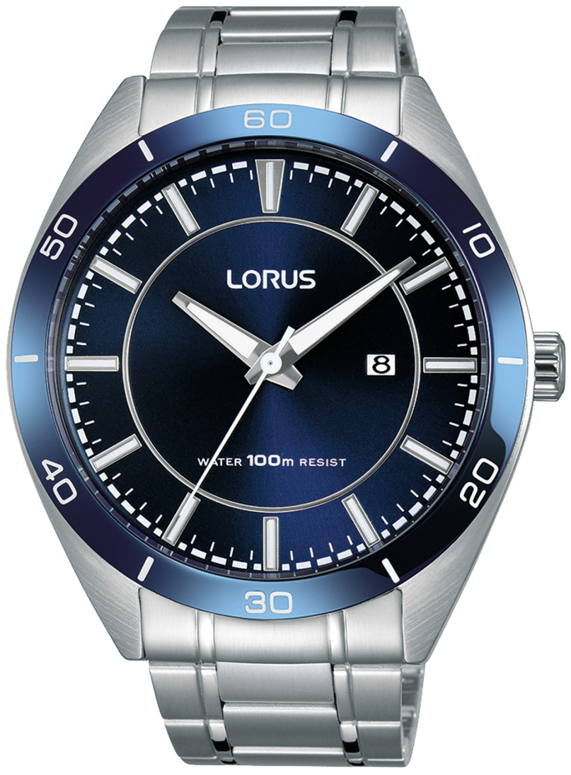 Lorus Herreklokke RH965GX9 Classic Blå/Stål Ø45 mm
