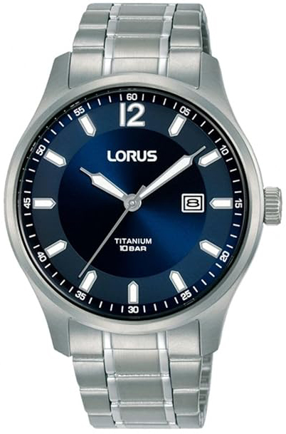 Lorus Herreklokke RH997QX9 Classic Blå/Titan Ø42 mm