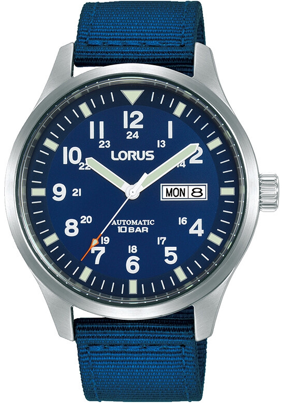 Lorus Herreklokke RL409BX9 Classic Blå/Tekstil Ø42 mm