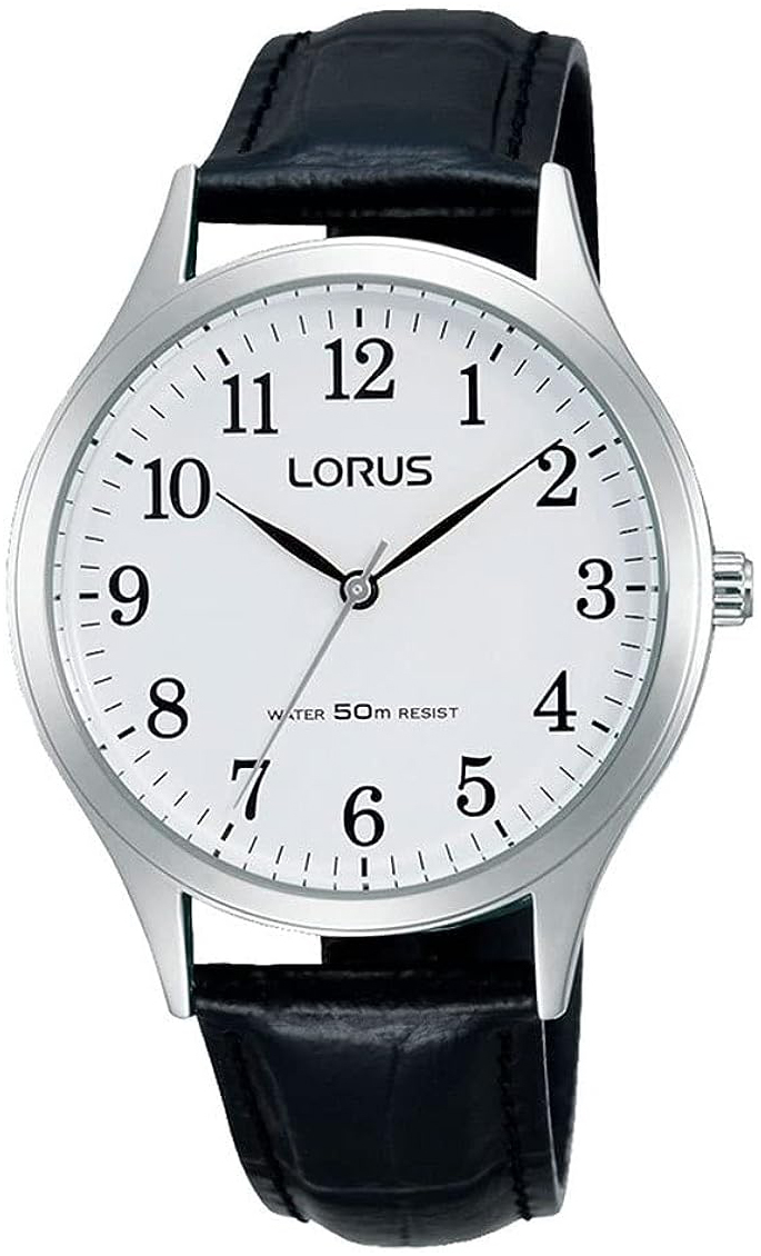 Lorus Herreklokke RRX17HX9 Classic Hvit/Lær Ø40 mm