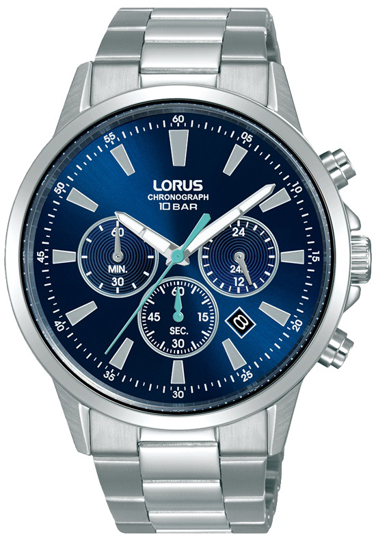 Lorus Herreklokke RT311LX9 Sports Blå/Stål Ø43 mm