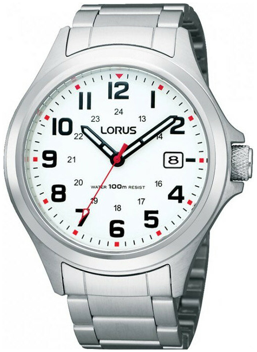 Lorus Herreklokke RXH03IX5 Hvit/Stål Ø42 mm