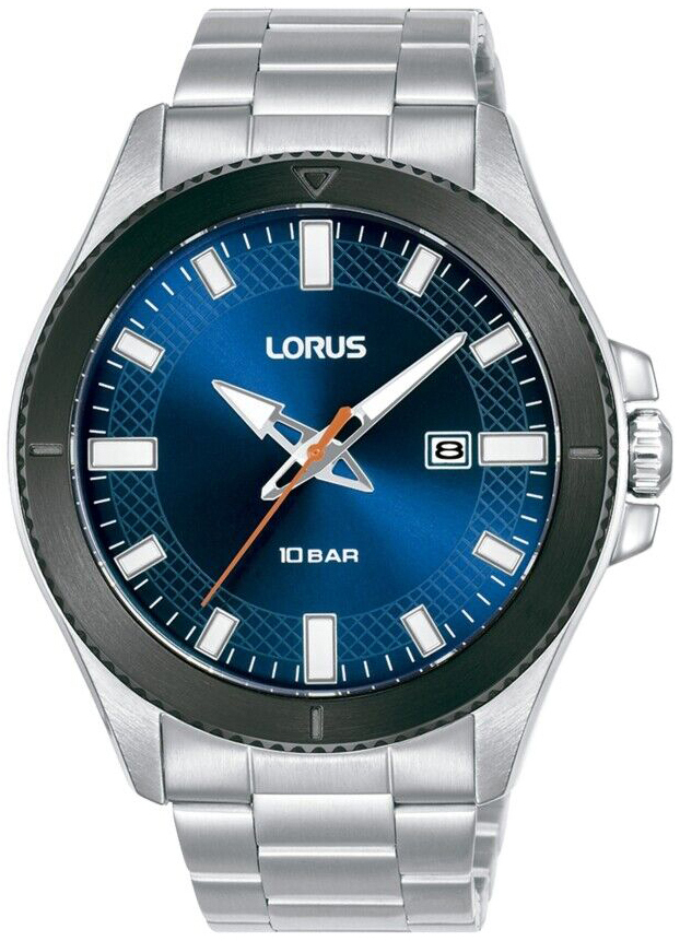 Lorus Herreklokke RH901QX9 Classic Blå/Stål Ø44 mm