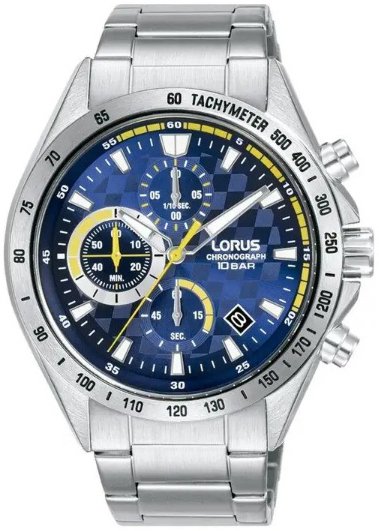 Lorus Herreklokke RM311JX9 Sports Blå/Stål Ø43.5 mm