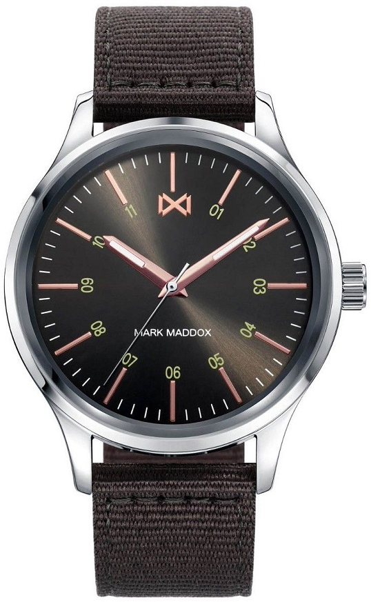 Mark Maddox Herreklokke HC7101-57 Classic Lær Ø41 mm