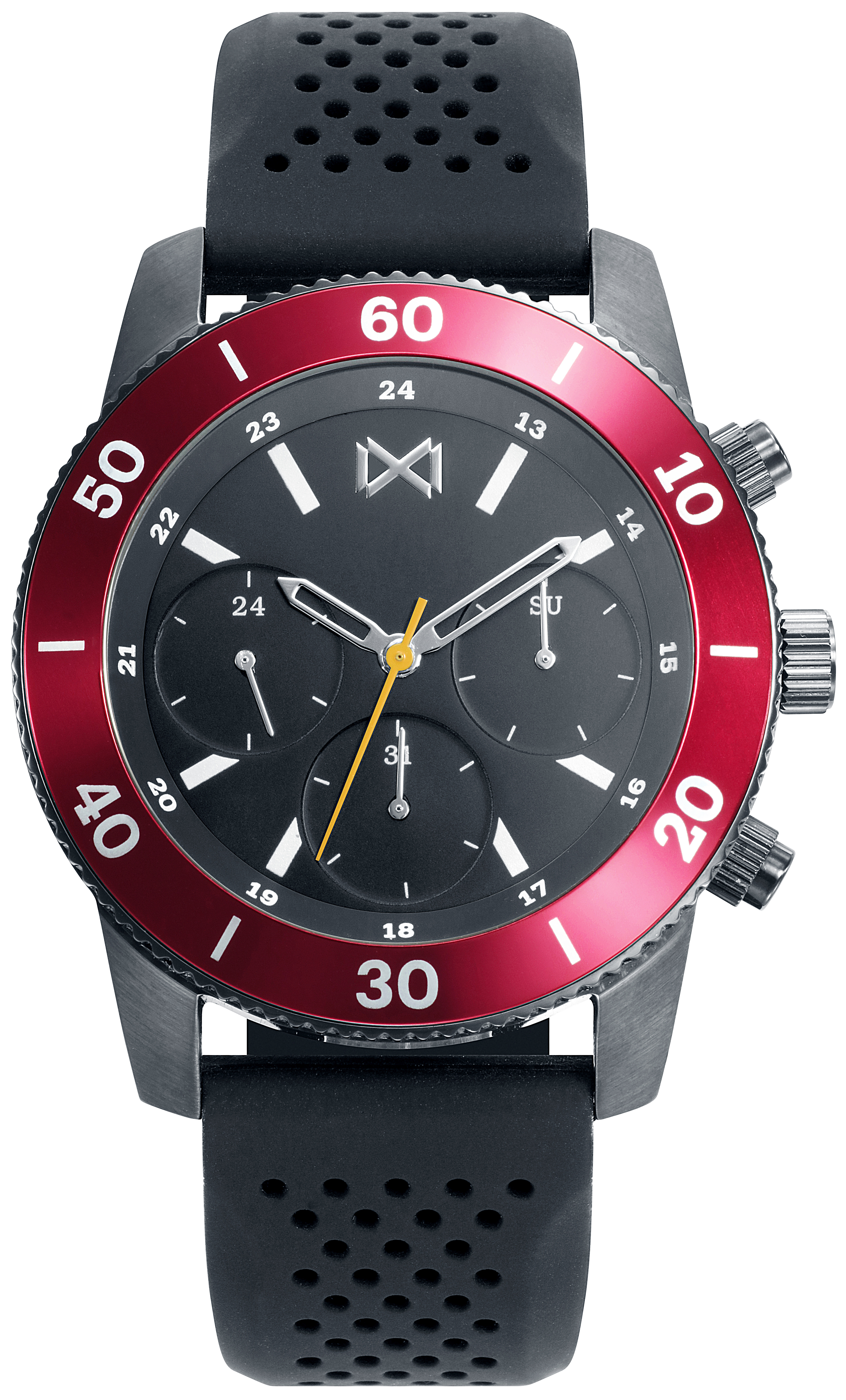 Mark Maddox Herreklokke HC7125-56 Classic Gummi Ø43 mm
