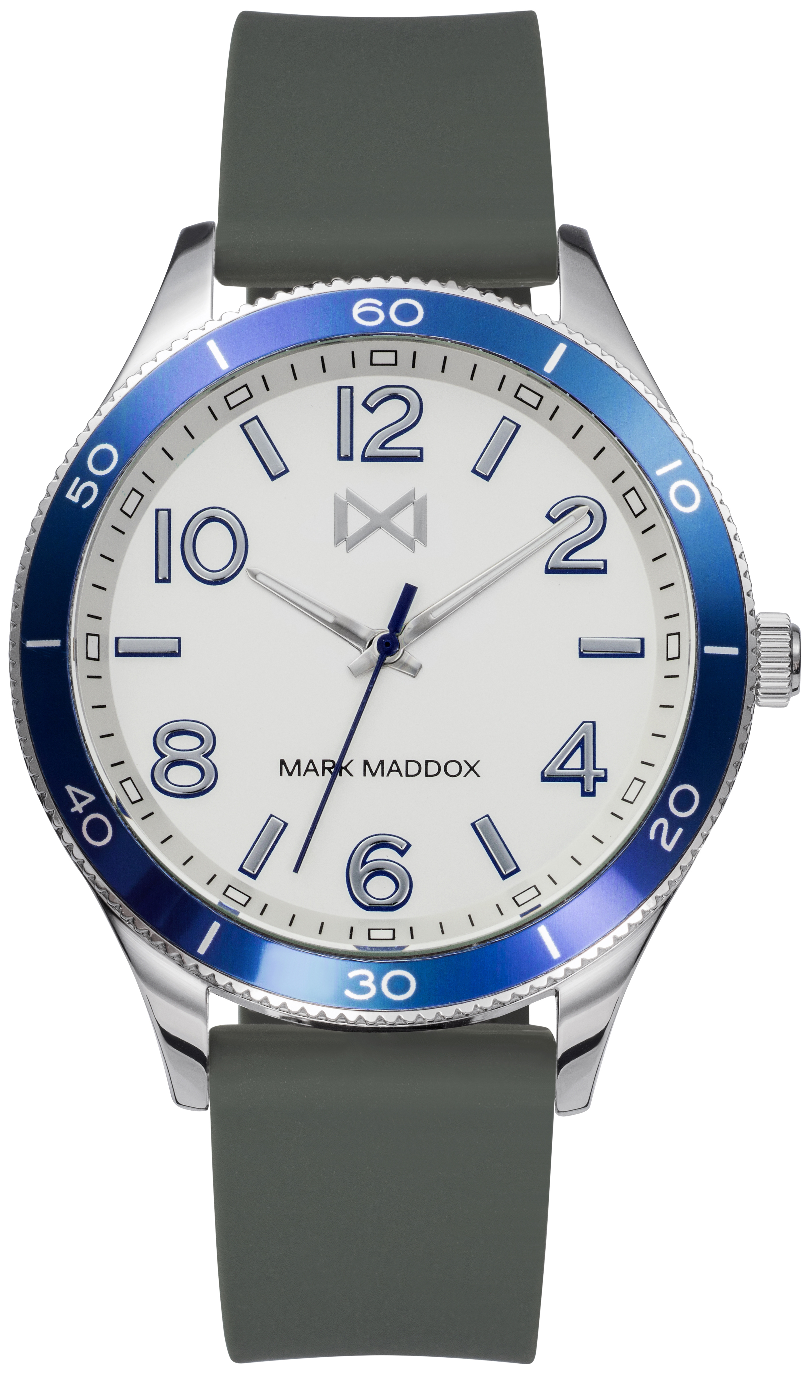 Mark Maddox Herreklokke HC7129-04 Classic Gummi Ø43 mm