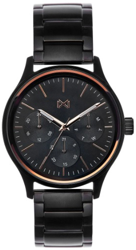 Mark Maddox Herreklokke HM7100-57 Classic Sort/Stål Ø41 mm