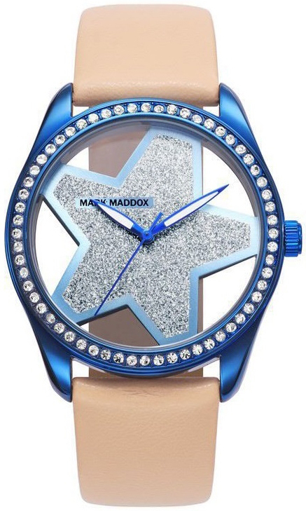 Mark Maddox Herreklokke MC6006-20 Classic Lær Ø42 mm