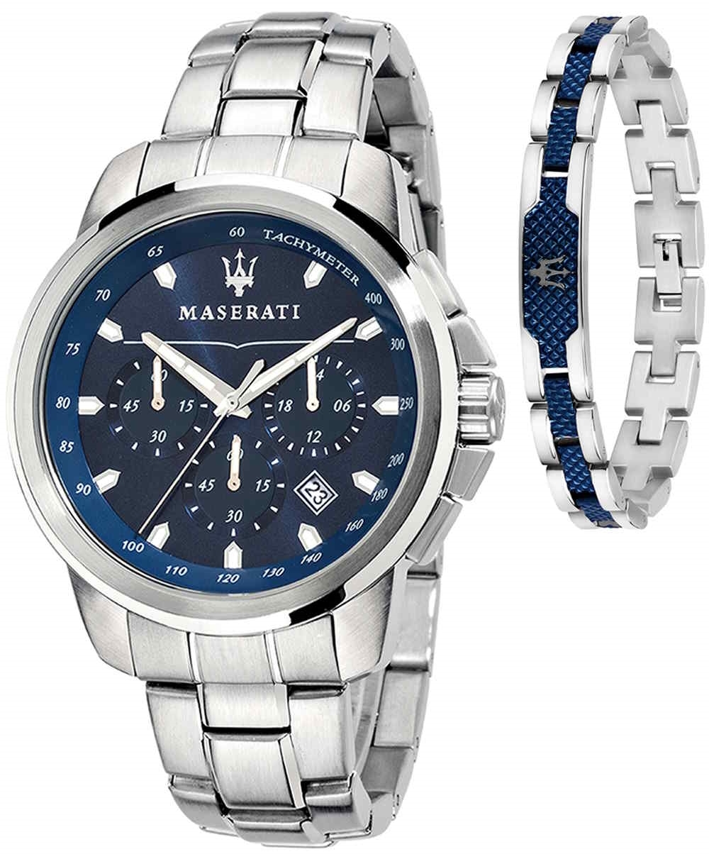 Maserati Herreklokke R8851121016 Successo Blå/Stål Ø44 mm