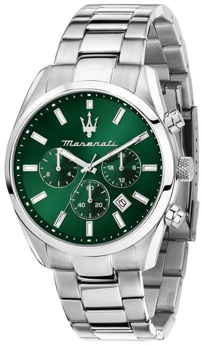 Maserati Herreklokke R8853151011 Attrazione Grønn/Stål Ø43 mm