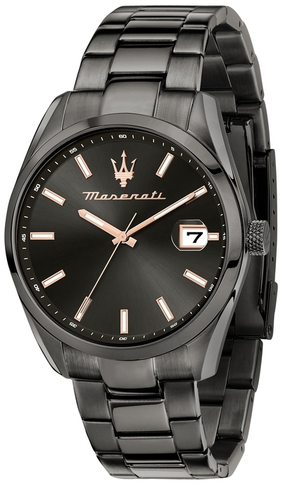 Maserati Herreklokke R8853151015 Attrazione Sort/Stål Ø43 mm