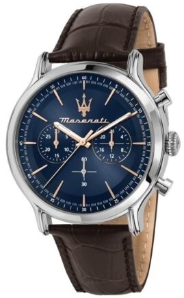 Maserati Herreklokke R8871618014 Epoca Blå/Lær Ø42 mm