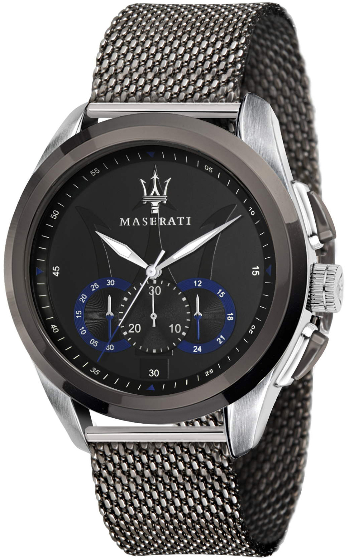 Maserati Herreklokke R8873612006 Traguardo Sort/Stål Ø45 mm